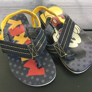Mickey flip flops